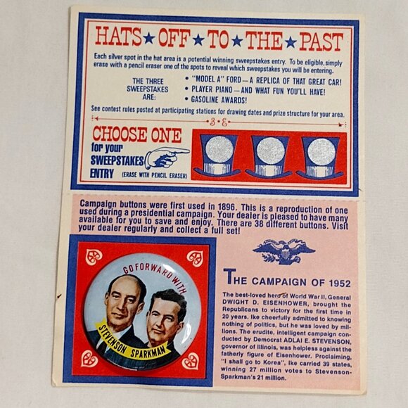 Hats Off To The Past - The Campaign of 1952 - Picture 3 of 5